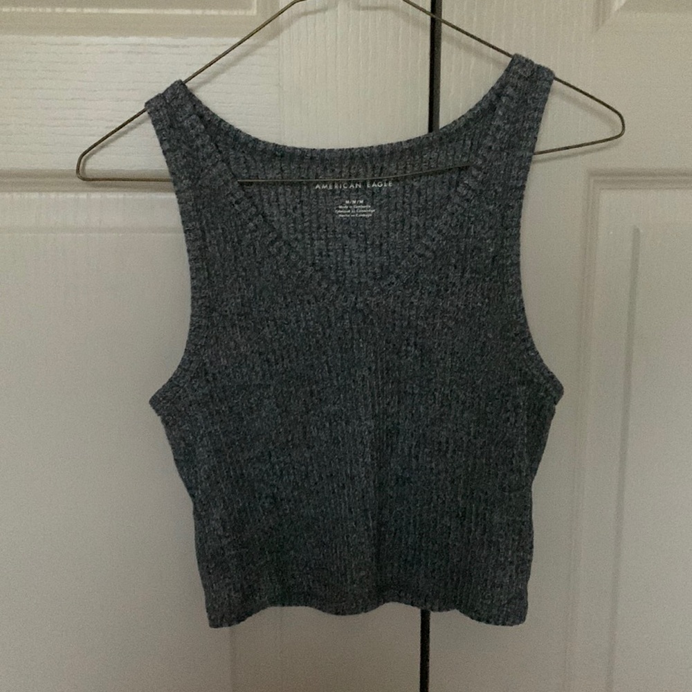 American Eagle Outfitters Gray Tank Top